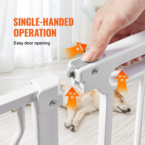 Baby Gate, 74.9-122.9 cmExtra Wide, 76.2 cm High, Dog Gate for Stairs
