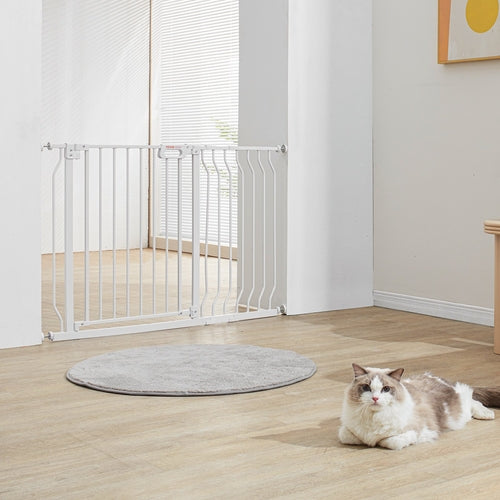 Baby Gate, 74.9-122.9 cmExtra Wide, 76.2 cm High, Dog Gate for Stairs