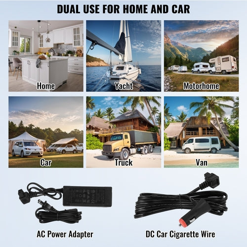 Portable Car Refrigerator, 12 Volt Car Refrigerator Fridge, 25 L /